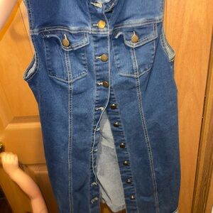 Denim Sleeveless dress